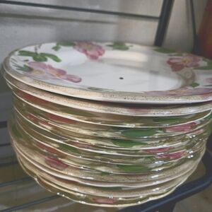 Franciscan Desert Rose dinner plates